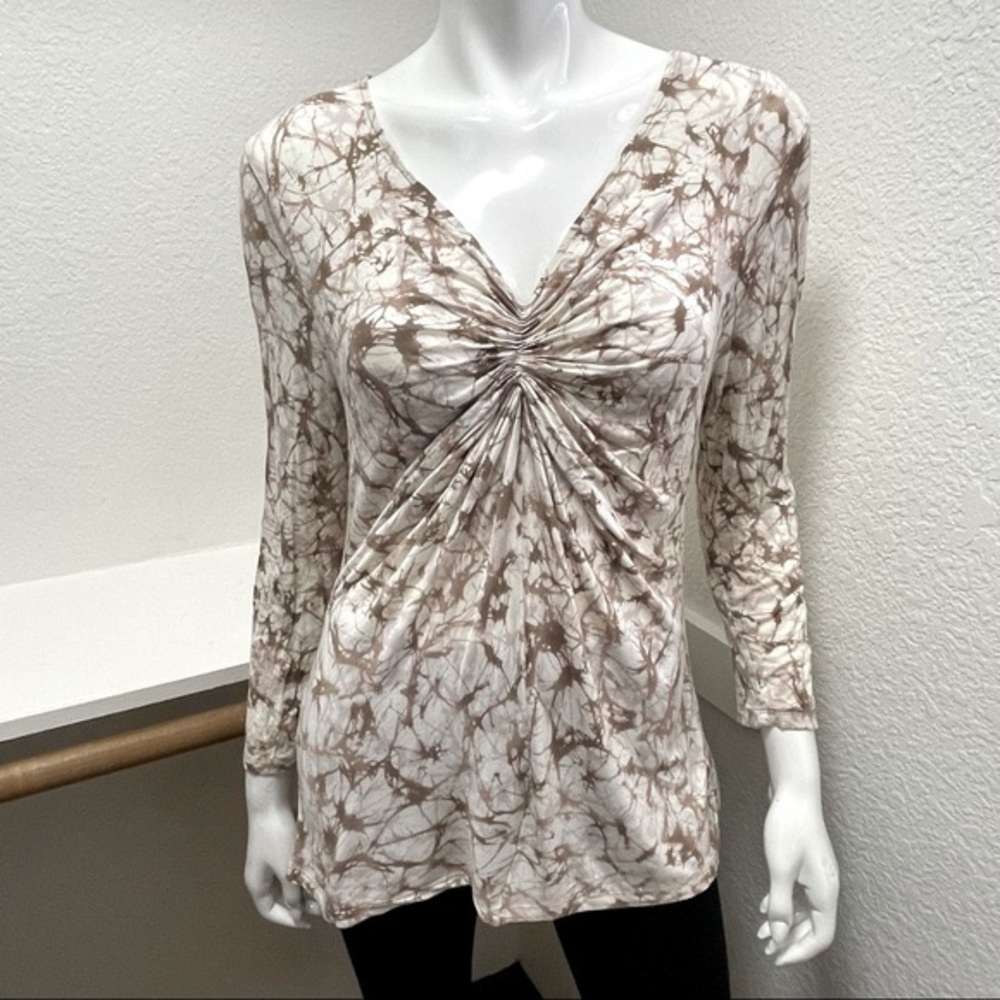 MICHEAL Micheal Kors Marbled Knit Top Sz M
